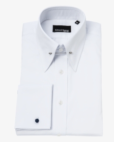 White Tab Collar Shirt, HD Png Download, Transparent PNG