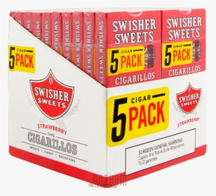 Swisher Sweets Cigarillos Strawberry Pack - Box, HD Png Download, Transparent PNG