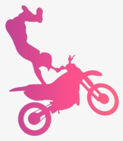 Motocross Rider Png Transparent Images - Adesivo Empinando De Bike, Png Download, Transparent PNG