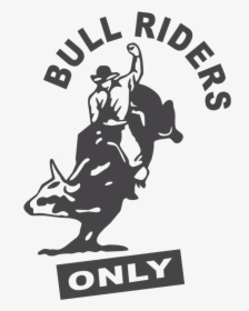 Bull Riding Logo Professional Bull Riders Cowboy - Bull Riding Decals, HD Png Download, Transparent PNG
