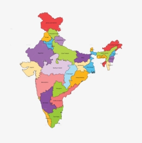India State Map 2019, HD Png Download, Transparent PNG