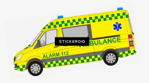 Ambulance Van Transportation , Png Download - Yellow Ambulance Car Png, Transparent Png, Transparent PNG