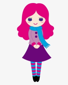 Cute Cartoon Girl Clipart - Cute Girl Clipart, HD Png Download, Transparent PNG