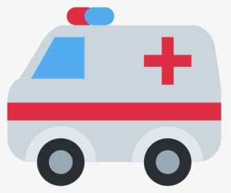 Emoji Ambulance Emoticon - Ambulance Emoji Png, Transparent Png, Transparent PNG