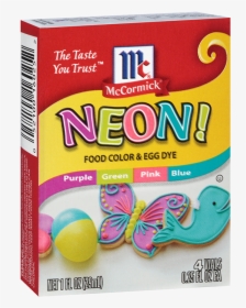 Mccormick® Assorted Neon Food Colors & Egg Dye - Mccormick Food Coloring, HD Png Download, Transparent PNG