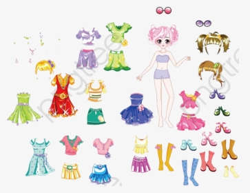 Cute Little Girl Dress Up, Cute Clipart, Dress Up,, HD Png Download, Transparent PNG