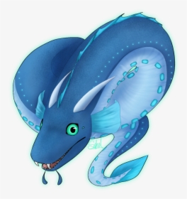 Blue Crescent Eel Cm By Sahel-solitude - Cartoon, HD Png Download, Transparent PNG