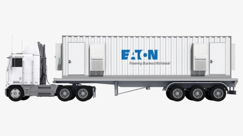 Container On A Flatbed - Trailer Truck, HD Png Download, Transparent PNG