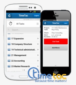 Timetac Software Mobile Devices - Survey On Mobile, HD Png Download, Transparent PNG