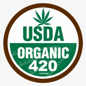 Usda Organic 420 Dab Pad - Circle, HD Png Download, Transparent PNG