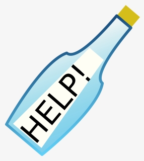 Clipart Message In A Bottle, HD Png Download, Transparent PNG