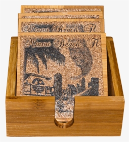Hcc-0205 Cork Coasters Set - Plywood, HD Png Download, Transparent PNG