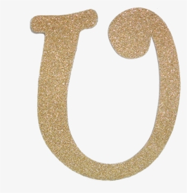 Clip Art Gold Glitter Letter - Gold Glitter Letter U, HD Png Download, Transparent PNG