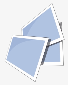 Blue,square,angle - Clipart Photo Album Transparent, HD Png Download, Transparent PNG