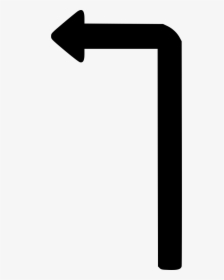 Turn Left Direction Arrow Sign Traffic - Arrow Png Turn Left, Transparent Png, Transparent PNG