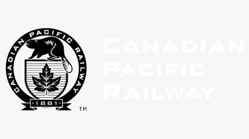 Canadian Pacific Railway Logo Black And White, HD Png Download, Transparent PNG