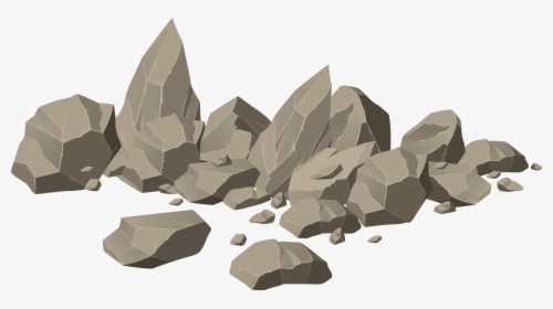 Rock Royalty Free Boulder Illustration - Rocks Illustration Png, Transparent Png, Transparent PNG