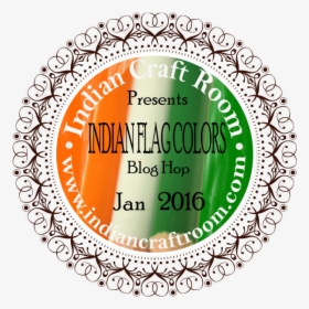 Icr ~ Indian Flag Colors Twist ~ Blog Hop Jan - Circle, HD Png Download, Transparent PNG