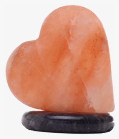 Large Heart Shape Hand Crafted Himalayan Salt Crystal - Crystal, HD Png Download, Transparent PNG