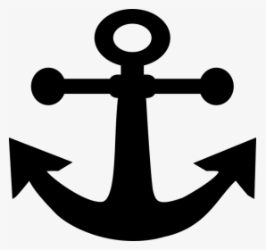 Anchor, Sea, Symbol, Ocean, Nautical, Ship, Vessel - Black Anchor Clipart, HD Png Download, Transparent PNG