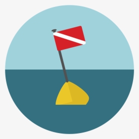 Buoy Vector Sea - Dive Flag Icon, HD Png Download, Transparent PNG