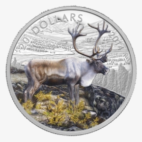 The Caribou Fine Silver Coloured Coin - Elk, HD Png Download, Transparent PNG
