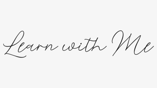 Learnwithme - Calligraphy, HD Png Download, Transparent PNG