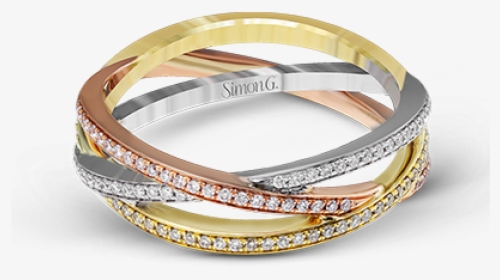 18k Tri-color Gold Right Hand Ring - Bangle, HD Png Download, Transparent PNG