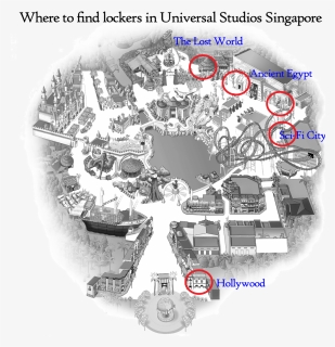 Lockers Universal Studios Singapore - Parallel, HD Png Download, Transparent PNG