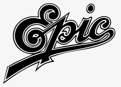 Epic Logo Png Transparent - Epic Records Logo Png, Png Download, Transparent PNG
