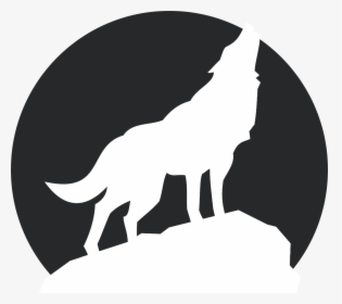 Wolf Servers Logo - Hình Con Sói Trắng Đen, HD Png Download, Transparent PNG