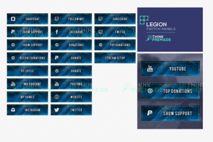 Legion Panels - - Twitch Top Donator Panel, HD Png Download, Transparent PNG