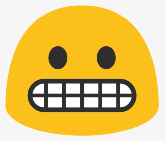 Grimacing Emoji Android, HD Png Download, Transparent PNG