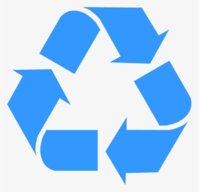White Recycle Bin Icon Clipart , Png Download - Paper Recycling Sign Printable, Transparent Png, Transparent PNG