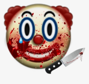 #emoji #aesthetic #grunge #edgy #trippy #rot #clown - Aesthetic Clown Emoji, HD Png Download, Transparent PNG