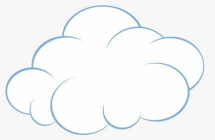 Cloud Clipart Black And White Art Clip Cartoon Animation - Cute Cloud Clipart Png, Transparent Png, Transparent PNG