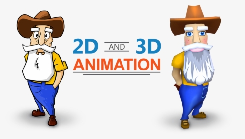 2d Animation And 3d Animation, HD Png Download, Transparent PNG