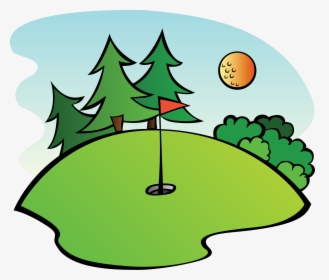 Free Golf Clipart And Animations - Golf Course Clipart, HD Png Download, Transparent PNG