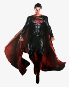 Superman Man Of Steel Full Body, HD Png Download, Transparent PNG