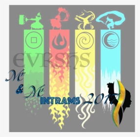 Jpg Transparent Evrshs Ms Intrams Vote - Avatar Earth Fire Water Air, HD Png Download, Transparent PNG