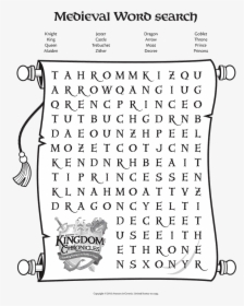 Word Searches For Middle Ages, HD Png Download, Transparent PNG
