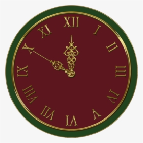 Bientôt Minuit, Horloge Png, Tube - Wall Clock, Transparent Png, Transparent PNG