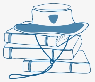 An Illustration Of A School Hat On Top Of A Pile Of, HD Png Download, Transparent PNG