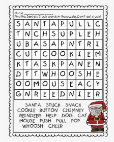 Christmas Word Search Grade 1, HD Png Download, Transparent PNG