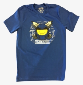 Blue Caboose Helmet Crest Tee - Active Shirt, HD Png Download, Transparent PNG