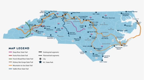 Nc State Park Map, HD Png Download, Transparent PNG