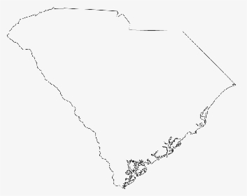 North Carolina State Outline Png Black And White Library - South Carolina Colony Outline, Transparent Png, Transparent PNG