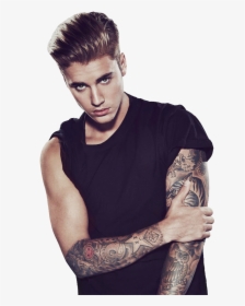 Justin Bieber S Tattoo - Justin Bieber Png 2015, Transparent Png, Transparent PNG