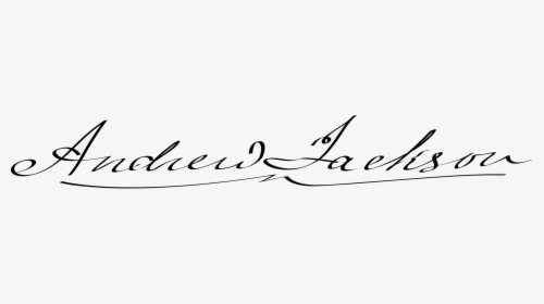 Andrew Jackson Signature Value, HD Png Download, Transparent PNG