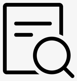 Note Search Icon , Png Download - File Search Icon Png, Transparent Png, Transparent PNG